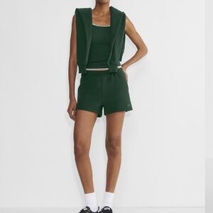 Aritzia Dark Green Athletic Shorts